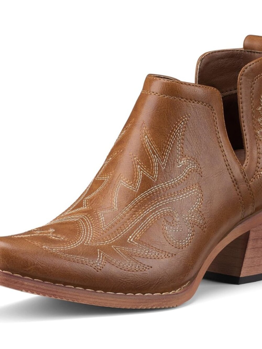 Cowboy Ankle Booties for Women, Cowgirl Short Boots